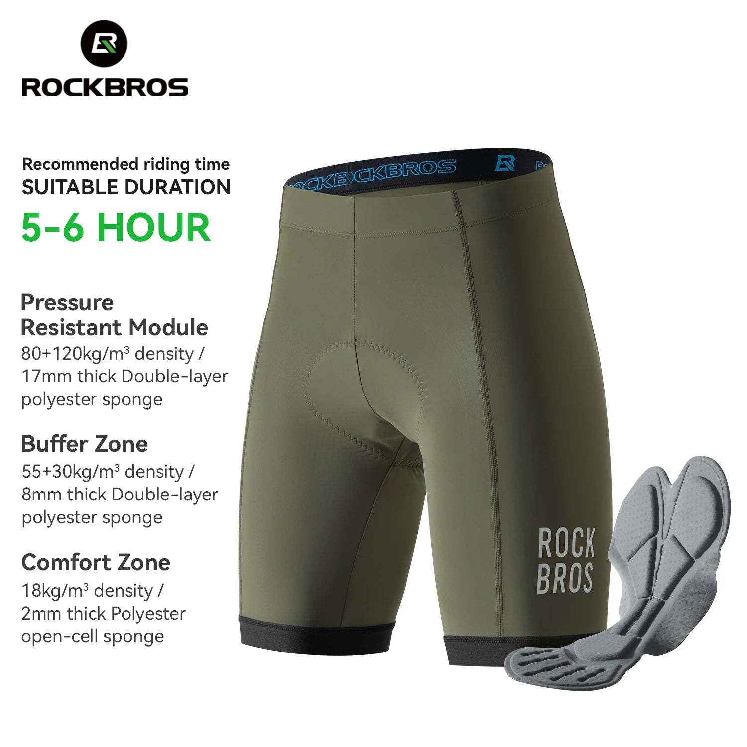 Men’s Cycling Shorts Breathable Stretch MTB Riding Shorts