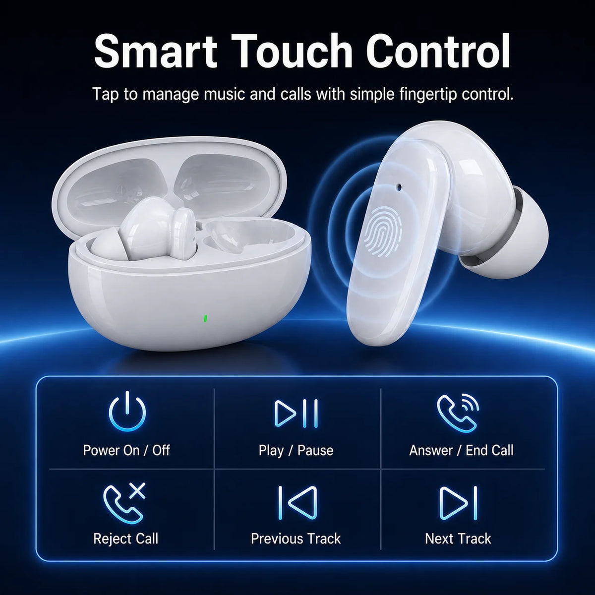 Slúchadlá do uší S90 s Bluetooth 5.3 a mikrofónom