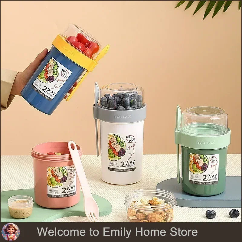 Two-Part Salad and Breakfast Cup, S/L Options