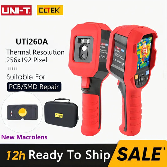 Uni-t Uti260A Uti260B Thermal Imager Camera 256x192 Image Thermographic Construction Repair Infrared Water Leak Electronics Home Spy-shop.com