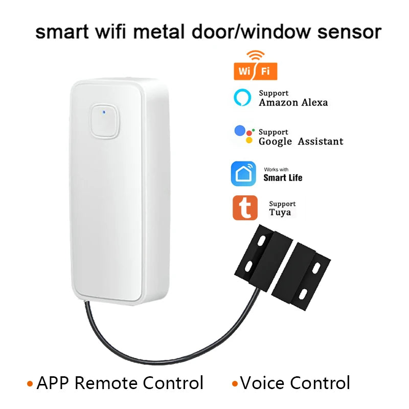 WiFi Magnetic Door and Window Contact Sensor