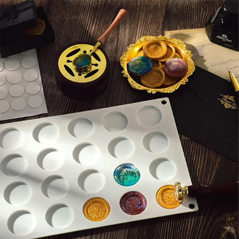 Round Silicone Craft Mould – 4, 12 or 24 Cavities