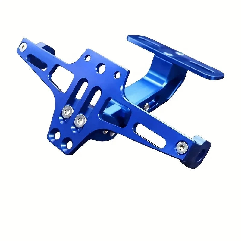 Universal Motorcycle Rear License Plate Mount Holder Aluminum Alloy Bracket Motorcycle Modification Parts Accessory 
