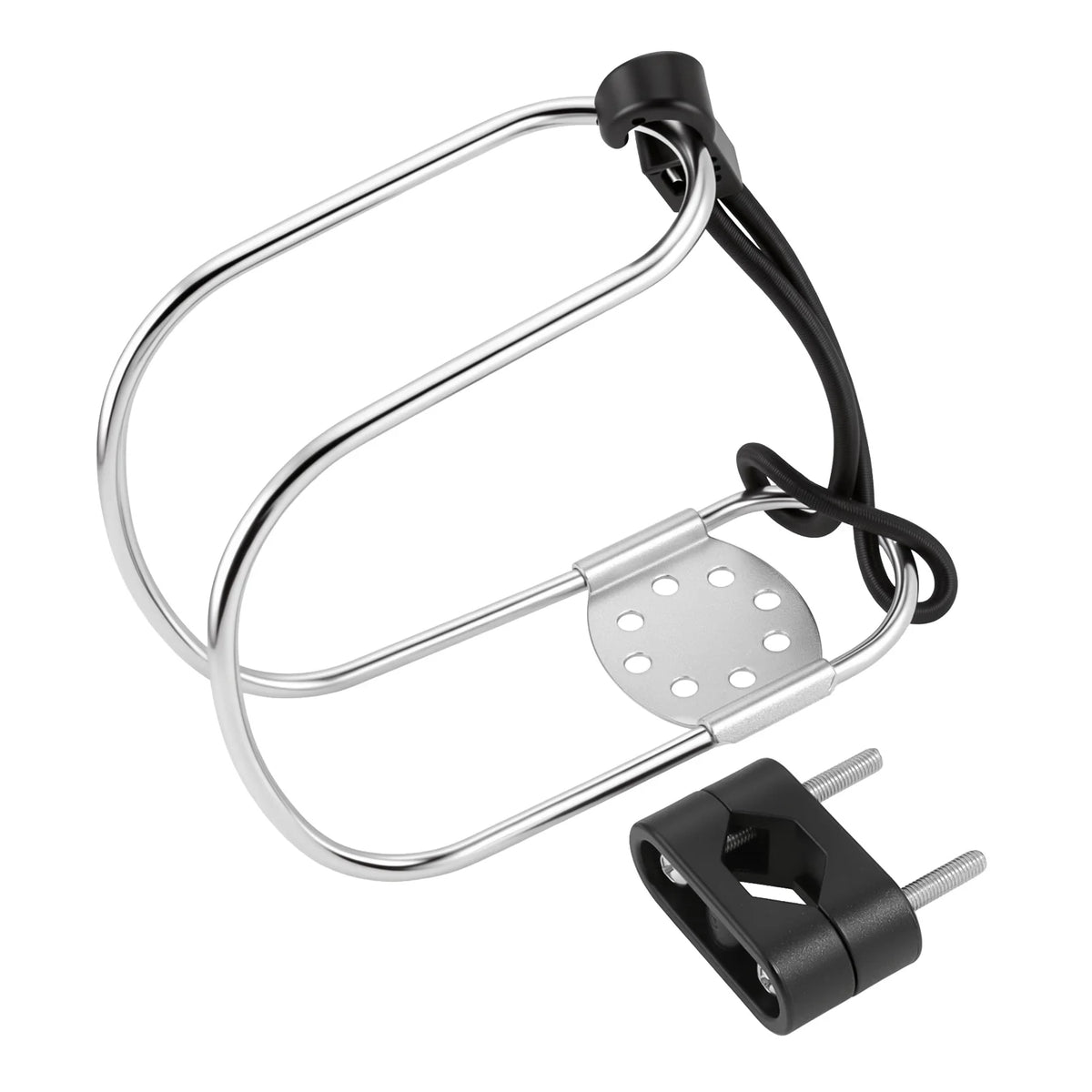 Stainless Steel Horseshoe Lifebuoy Bracket with Plastic Mount