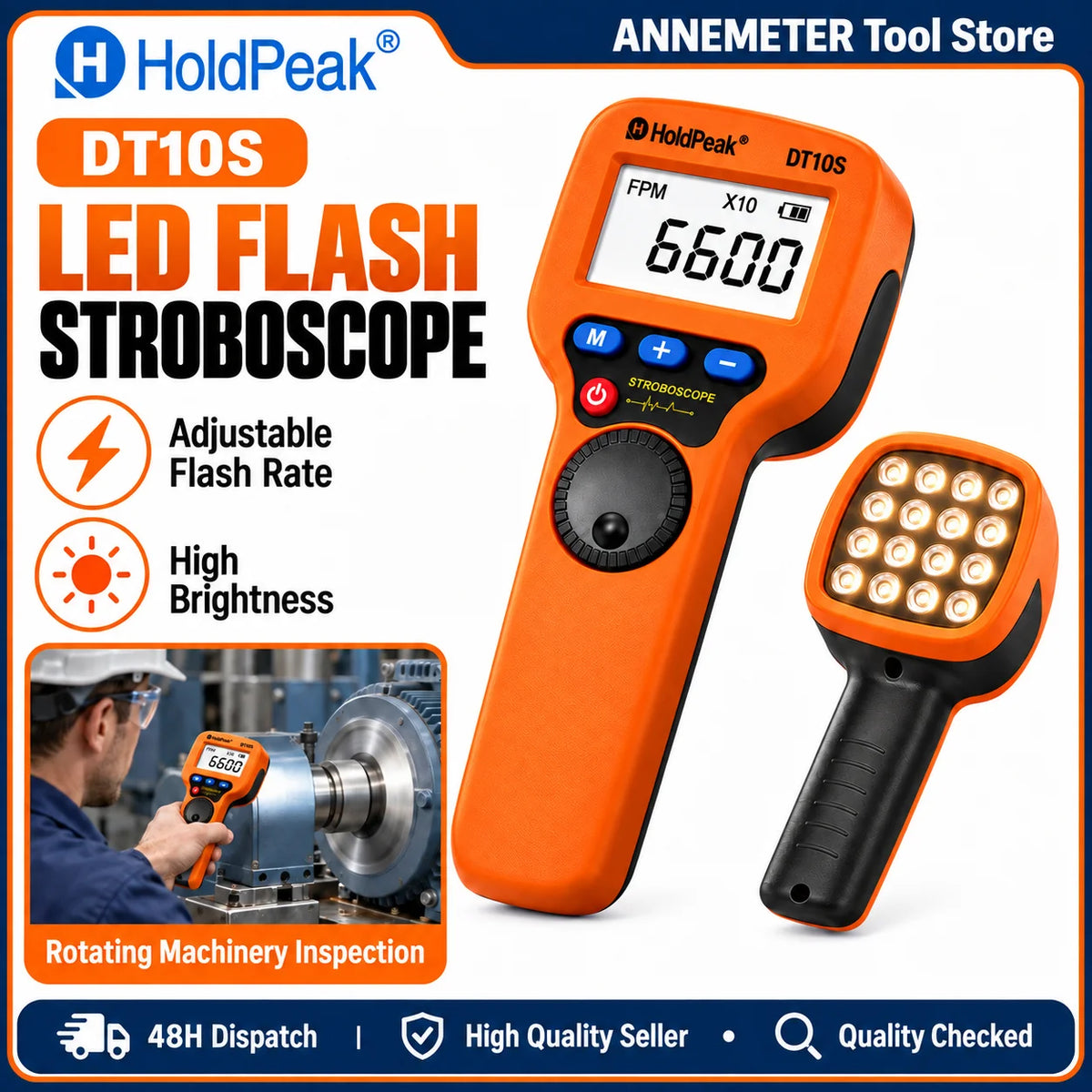 HP-DT10S LED Stroboscope - Range Options