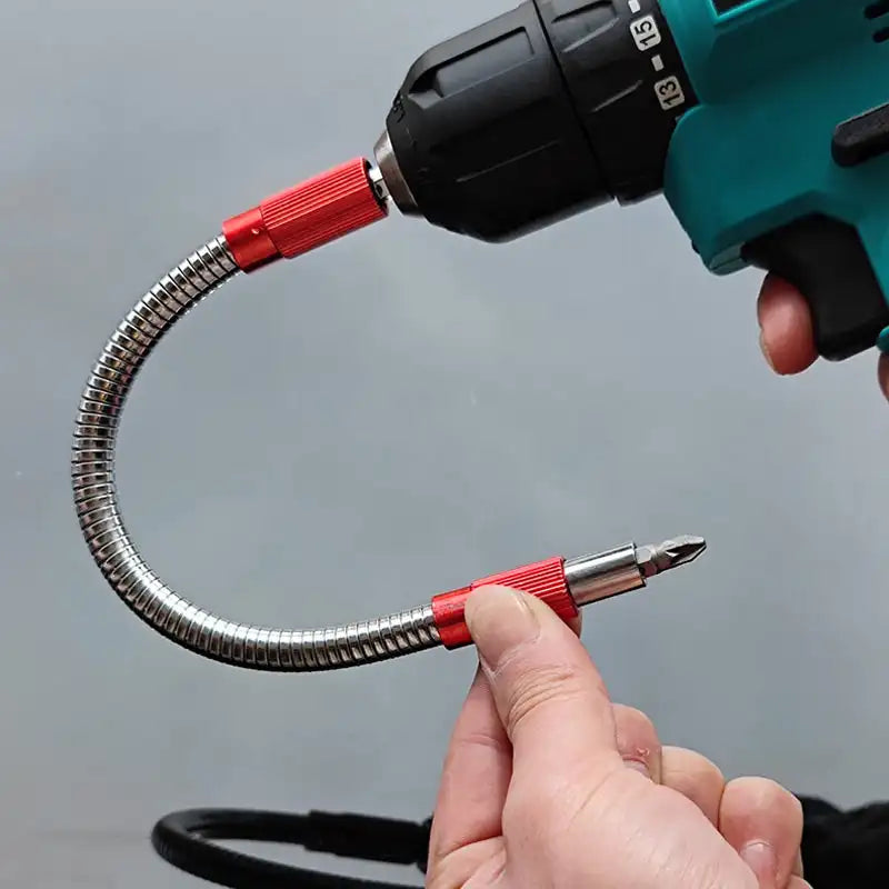 Hexagonal Shank Metal Flex Universal Extension Bit Holder Magnetic Hex Screwdriver Bit Connection Extension Rod for Hand Drill 
