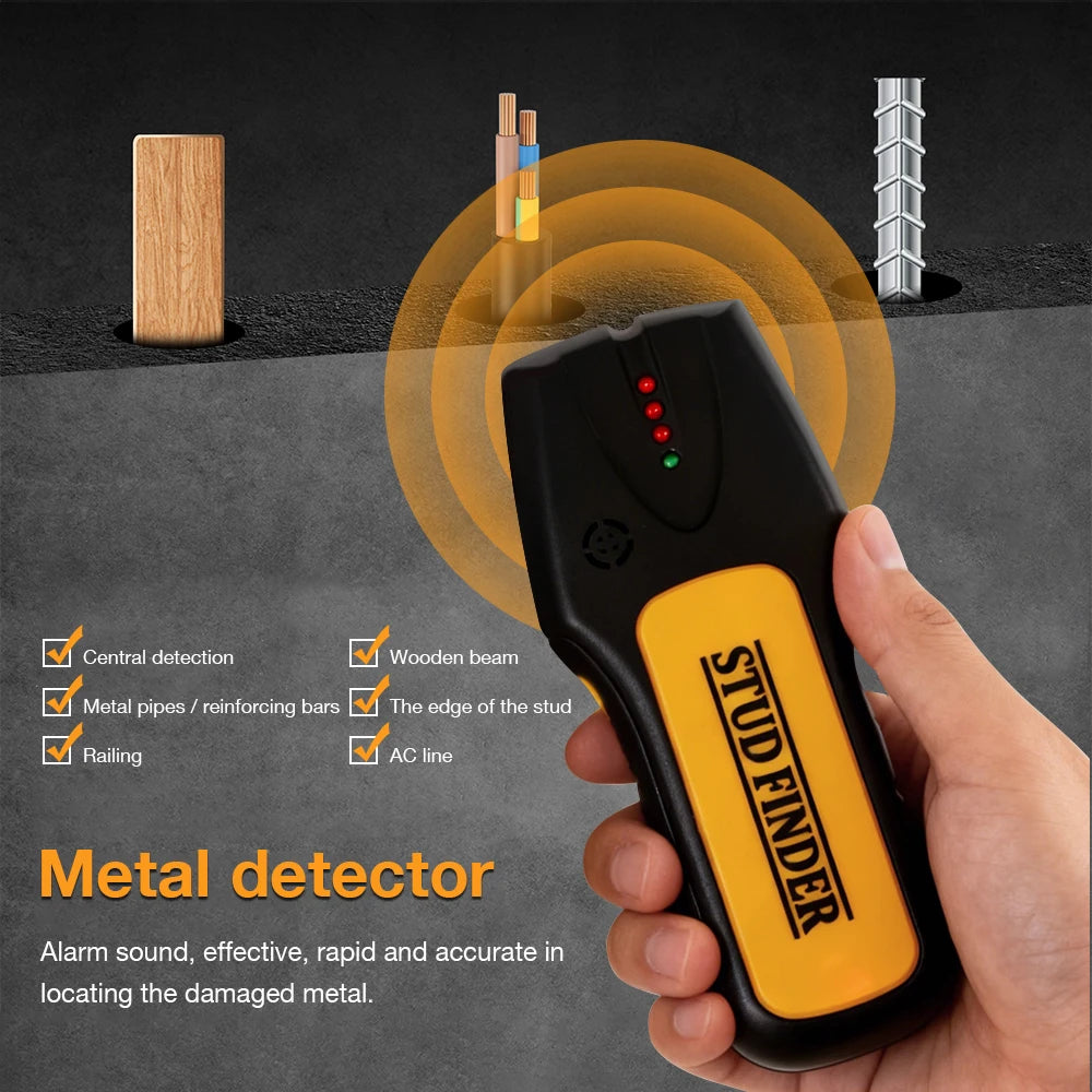 Handheld Wall Metal and Live-Wire Scanner