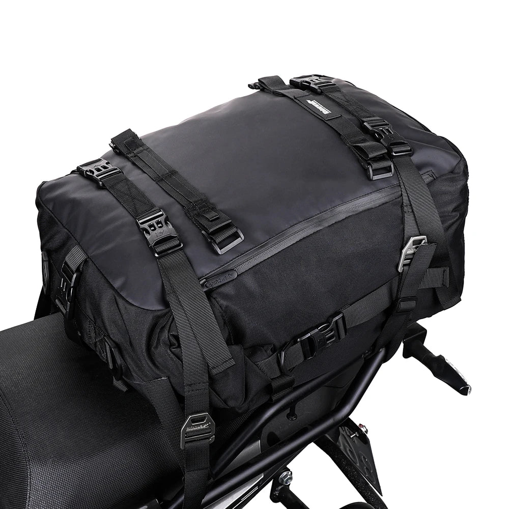 Motorcycle Rear Seat Bag Waterproof Luggage Pack