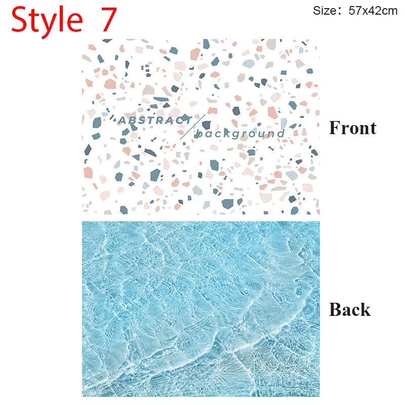 Double-Sided Photo Background Sheet, 57 × 42cm