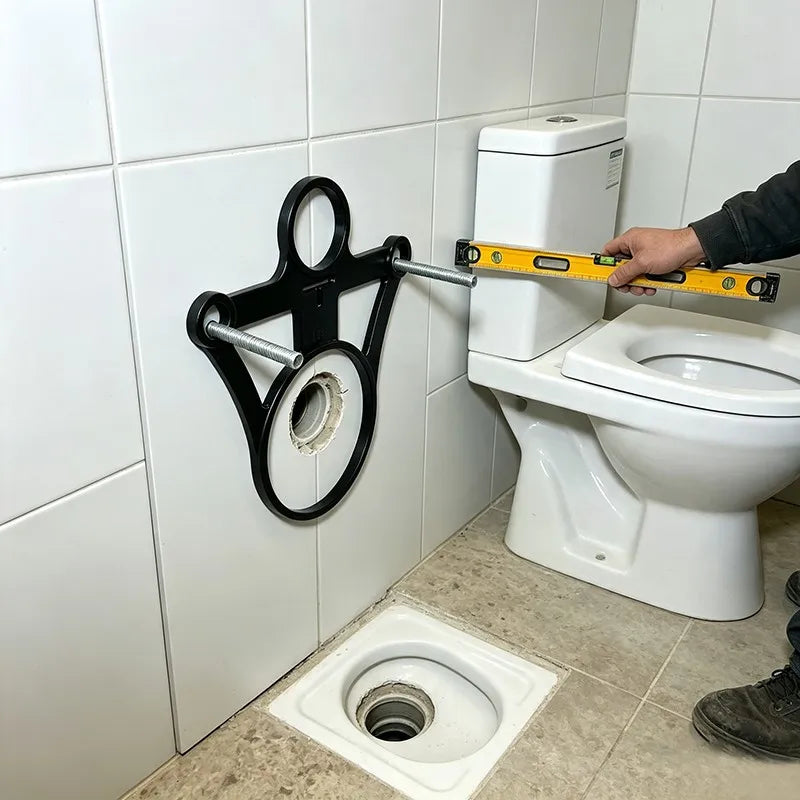 Wall-Hung Toilet Pipe Positioning Template