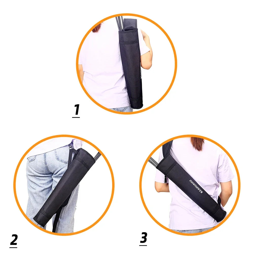Adjustable Archery Quiver with Carrying Strap