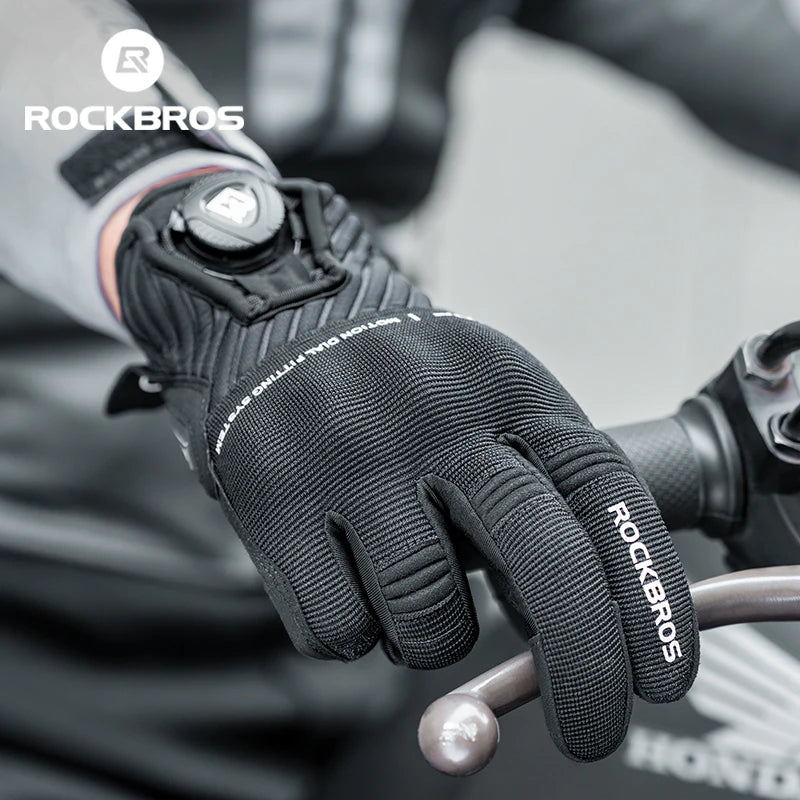 Full Finger Cycling Gloves with Shock-Absorbing Palm Pad