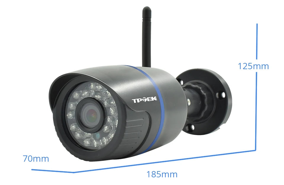 Cameră de securitate WiFi de exterior 4MP cu alerte de mișcare și vedere nocturnă