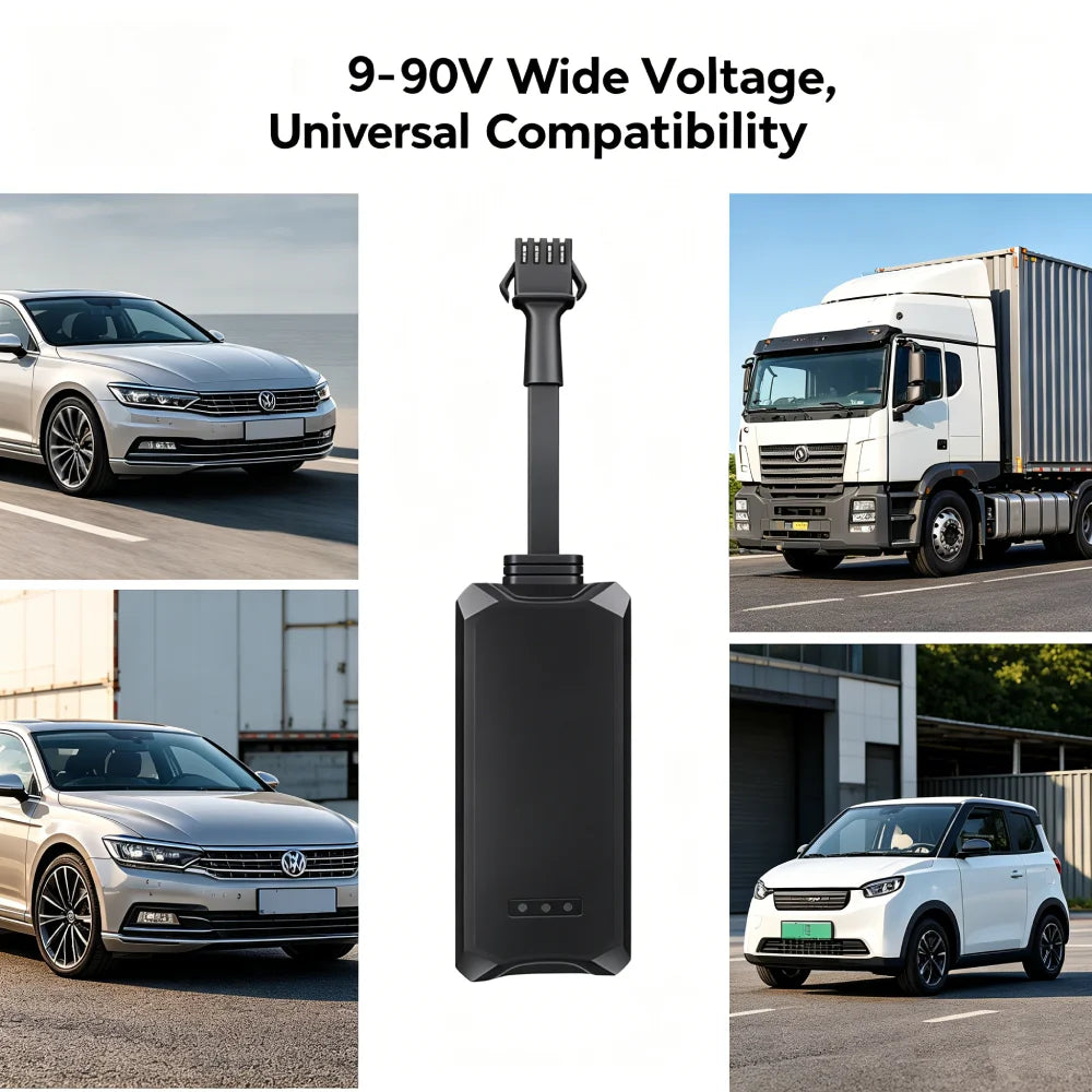 Traceur GPS pour voiture 2G GSM Dispositif de suivi automobile G17 Anti-vol Alarme anticollision/g- pas? Vibrationnel Gestion de flotte Batterie intégrée