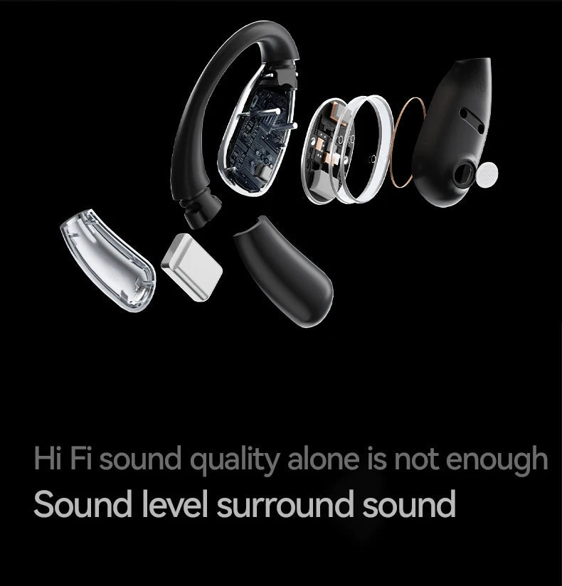 [AI Translator Earphone]MINISO X28 Wireless Headphones Bluetooth 5.4 HiFi IPX5 Waterproof Sports Bass Powerful 16H Battery Life 