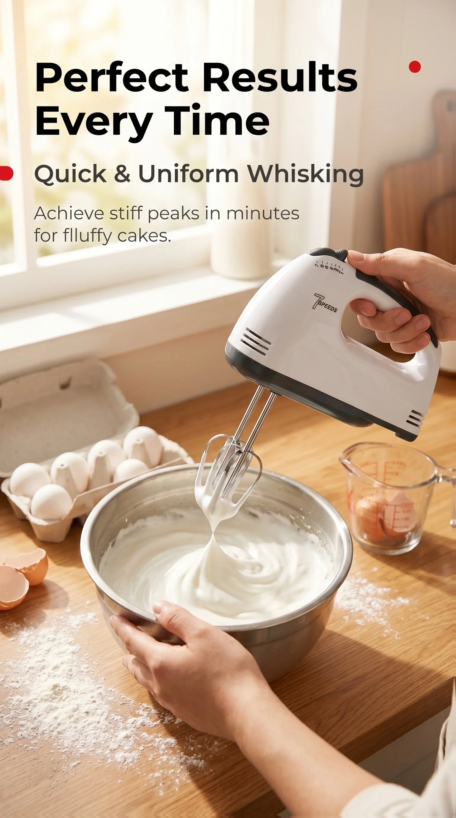 Electric Handheld Egg Beater Mixer