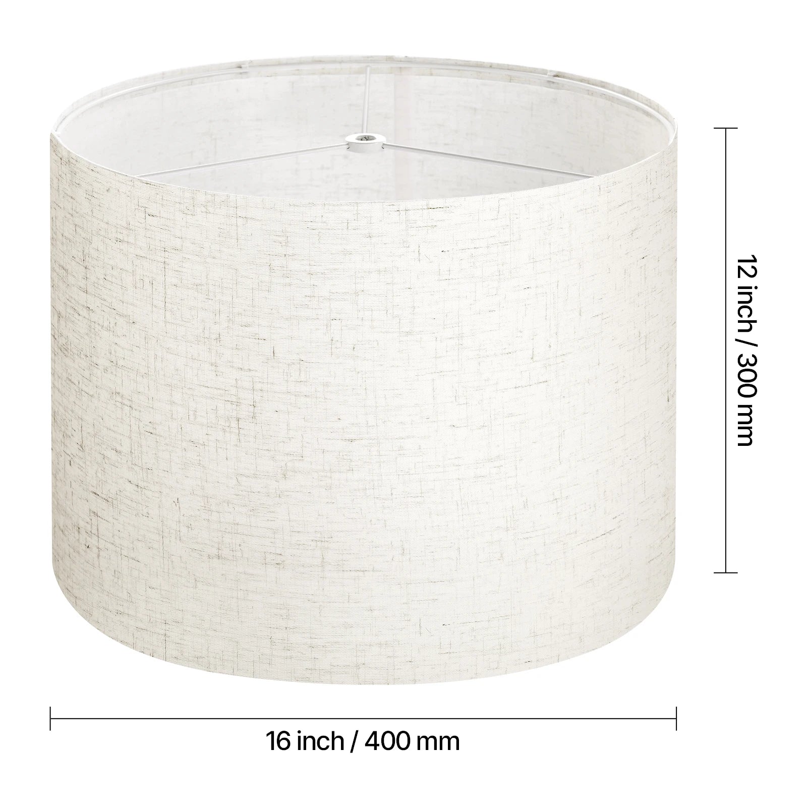 Medium Linen Drum Lamp Shade Replacement for Table Floor Lamps