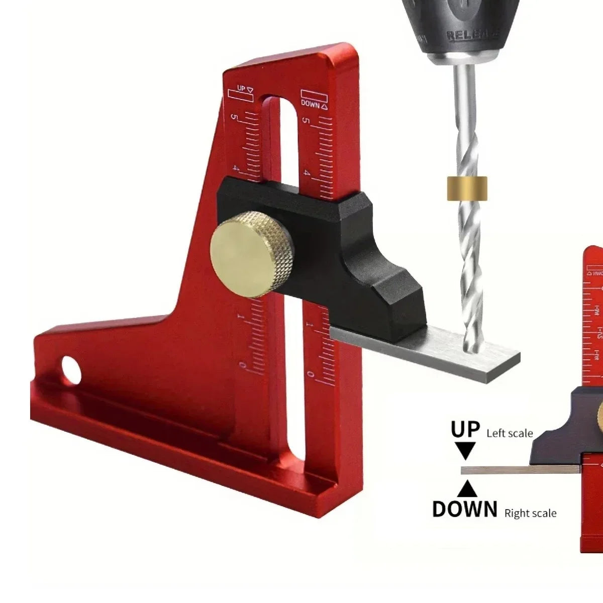 Metric Woodworking Height and Depth Gauge