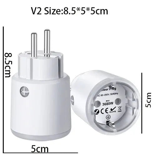 EU Zigbee Smart Plug with Energy Monitoring