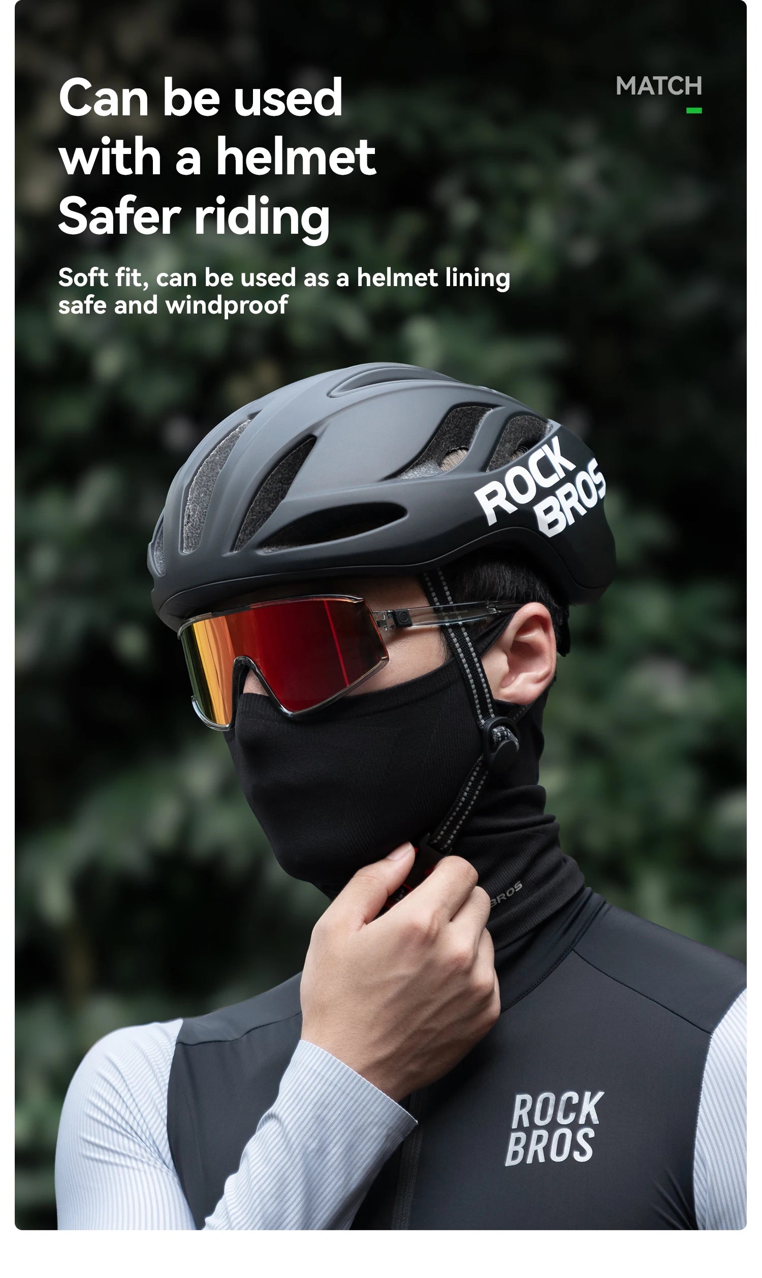 Cycling Face Mask Bandana Warmer for Outdoor Use