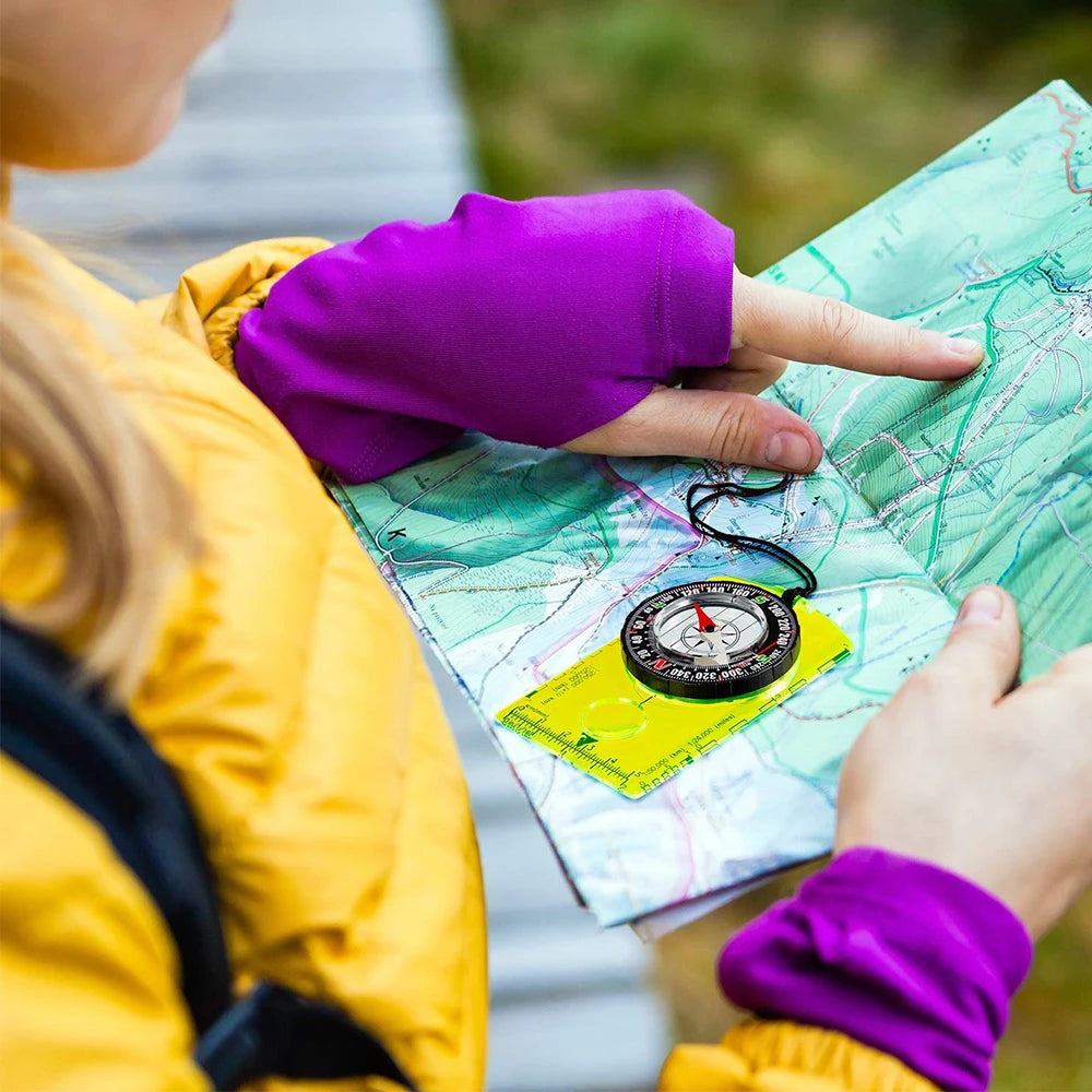 Map-Reading Compass with Lanyard