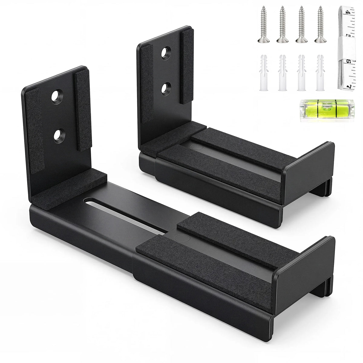 Adjustable Steel Soundbar Wall Brackets