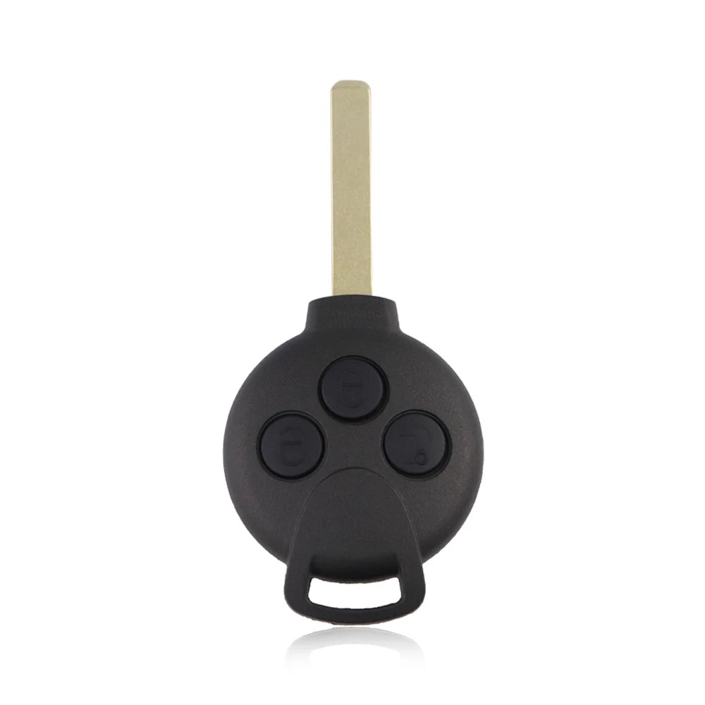 3 Boutons Télécommande de voiture Clé intelligente pour Mercedes-Benz Smart Fortwo 451 2007-2013 433Mhz Puce 7941, entrée sans clé, transmetteur