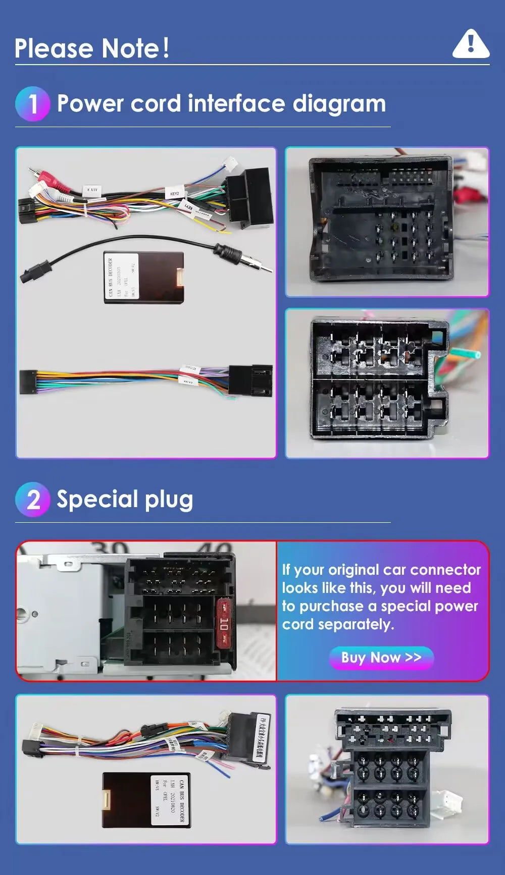 HIZPO 7-Inch Android Car Radio with CarPlay for Opel