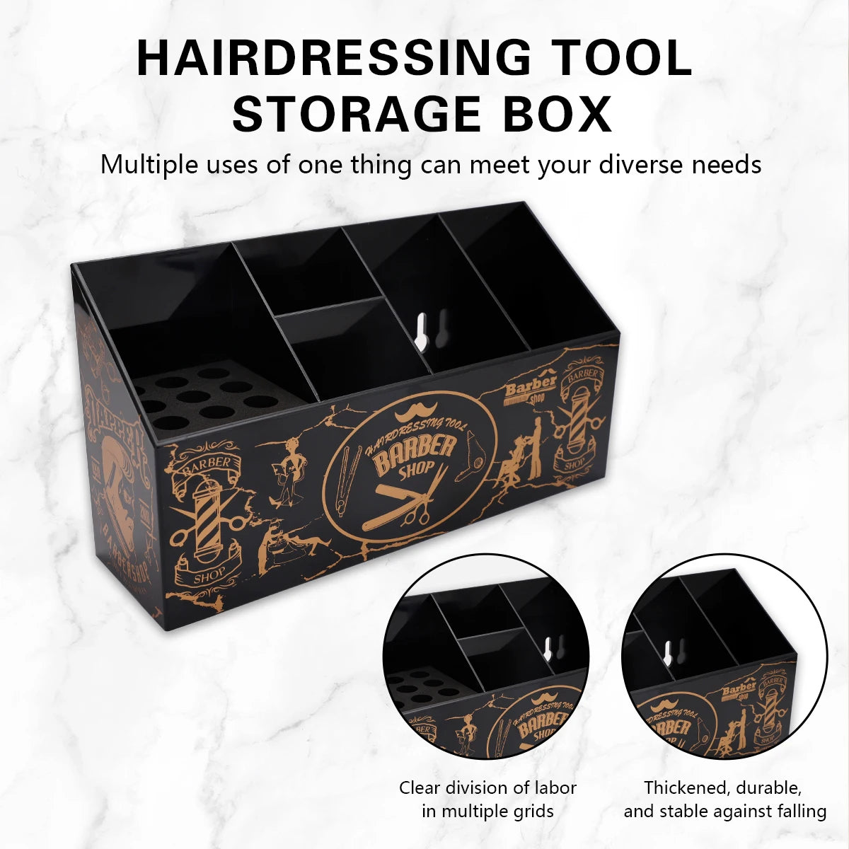 Hairdressing Tool Organiser, Comb and Scissor Storage