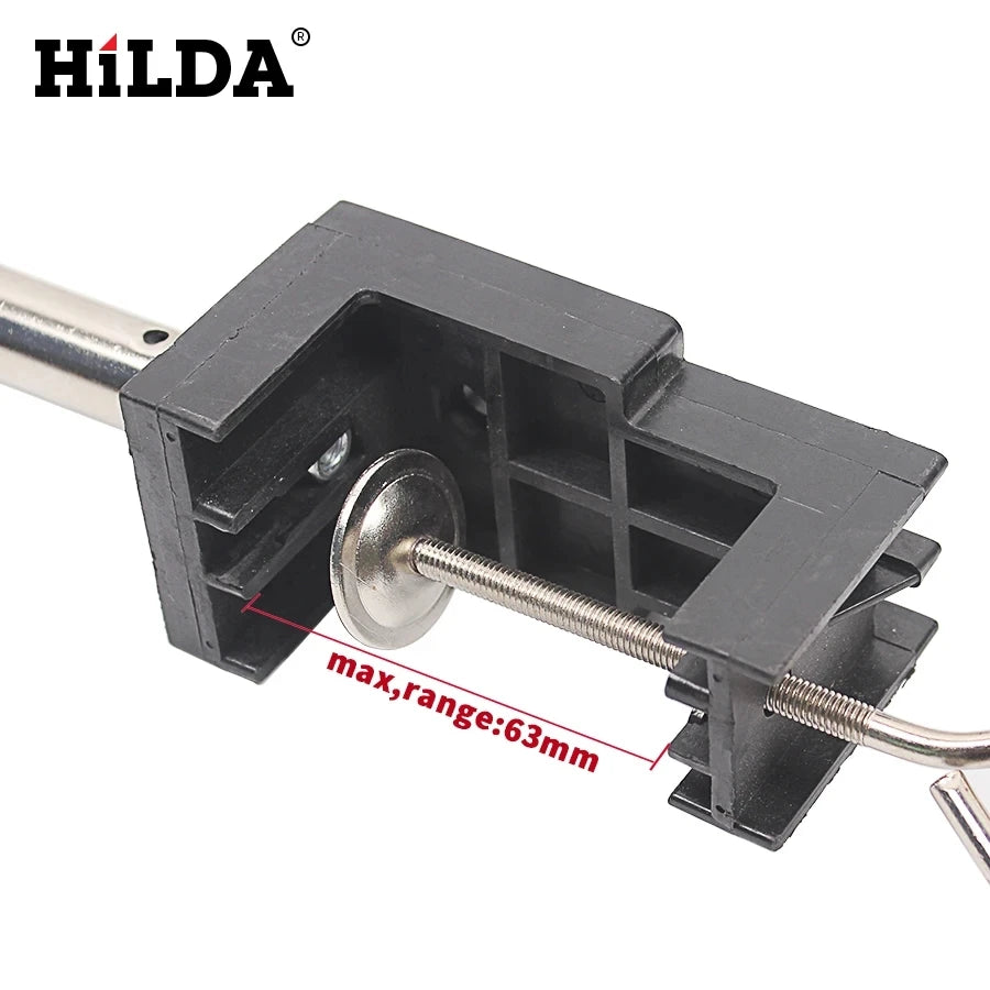 Adjustable Rotary-Tool Hanger with Bench Clamp
