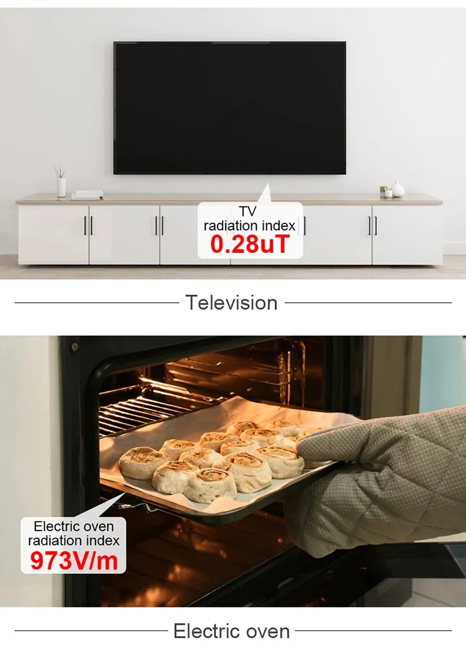 EMF01 Electromagnetic Radiation Detector High Precision EMF Meter Household Electromagnetic Wave Radiation Measuring Instrument 