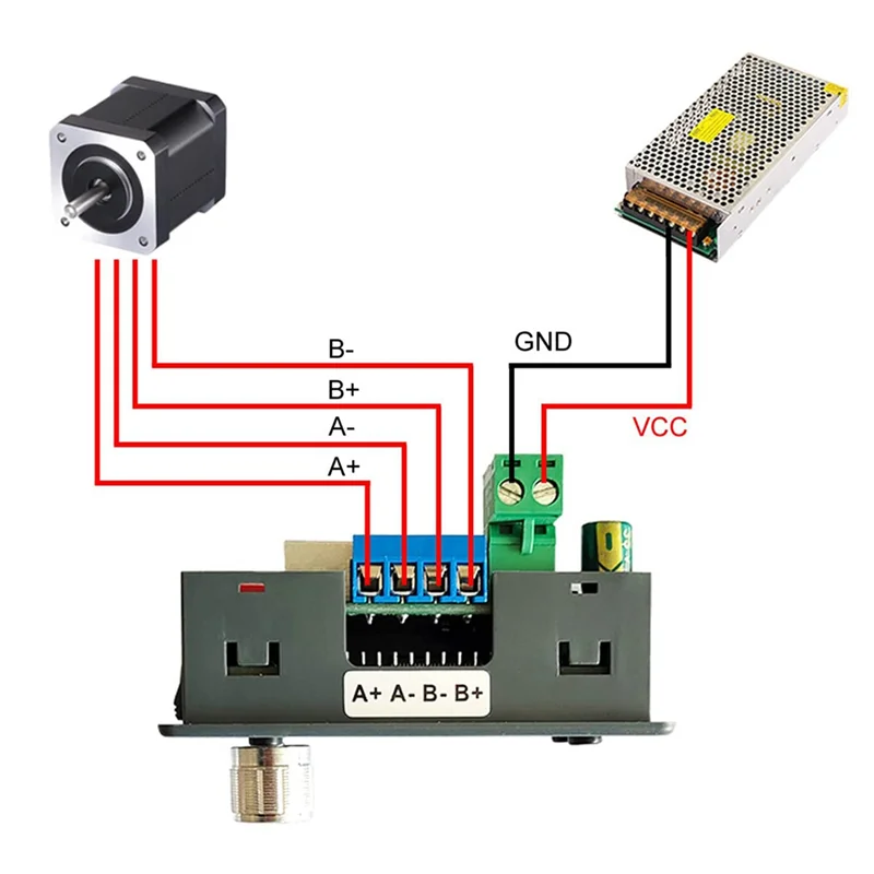 ZK-SMC02 Stepper Motor Controller and Driver with LCD