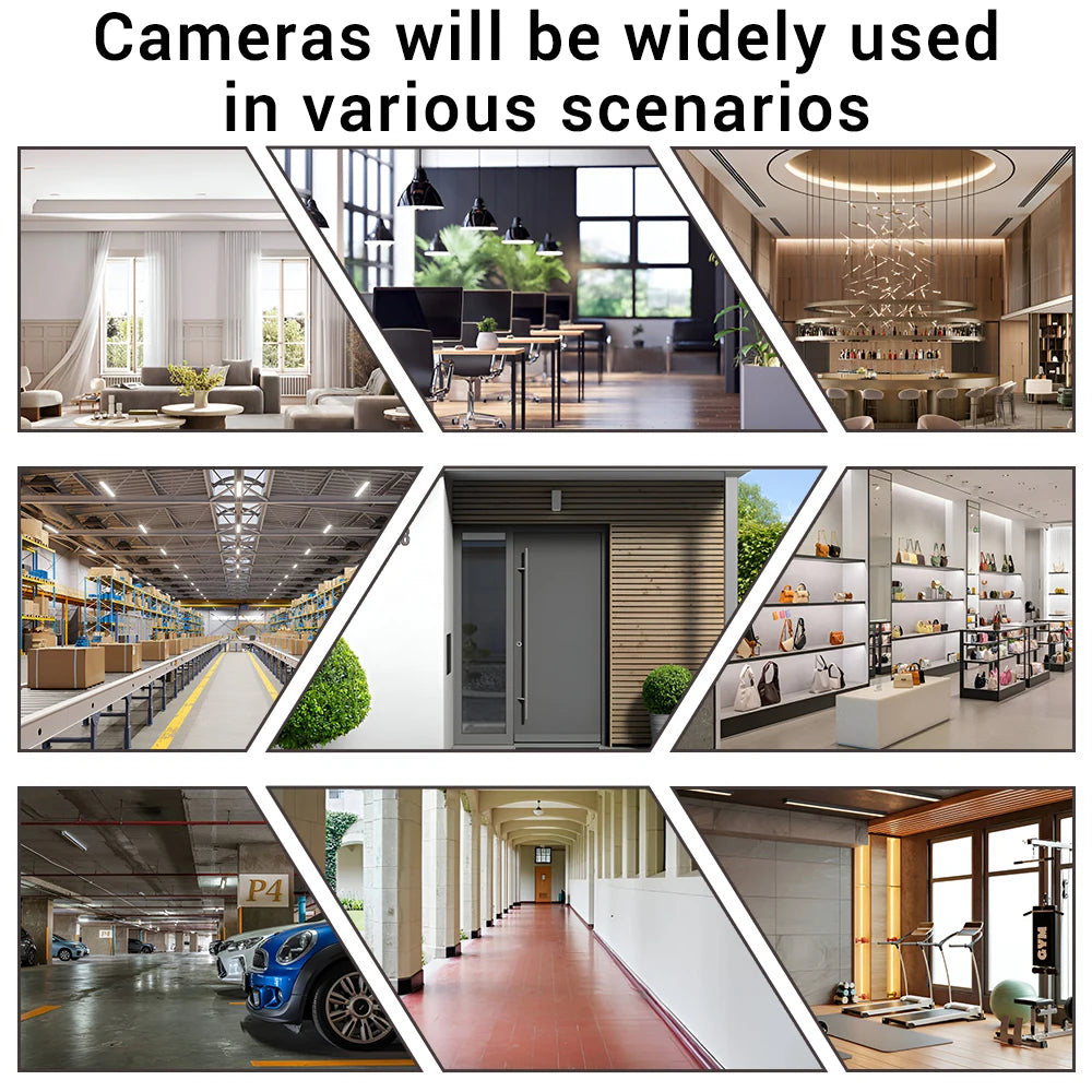 2.4G 1080P Cameras Wifi Video Surveillance IP Outdoor Security Protection Monitor 4.0X Zoom Home Wireless Track Alarm Waterproof 