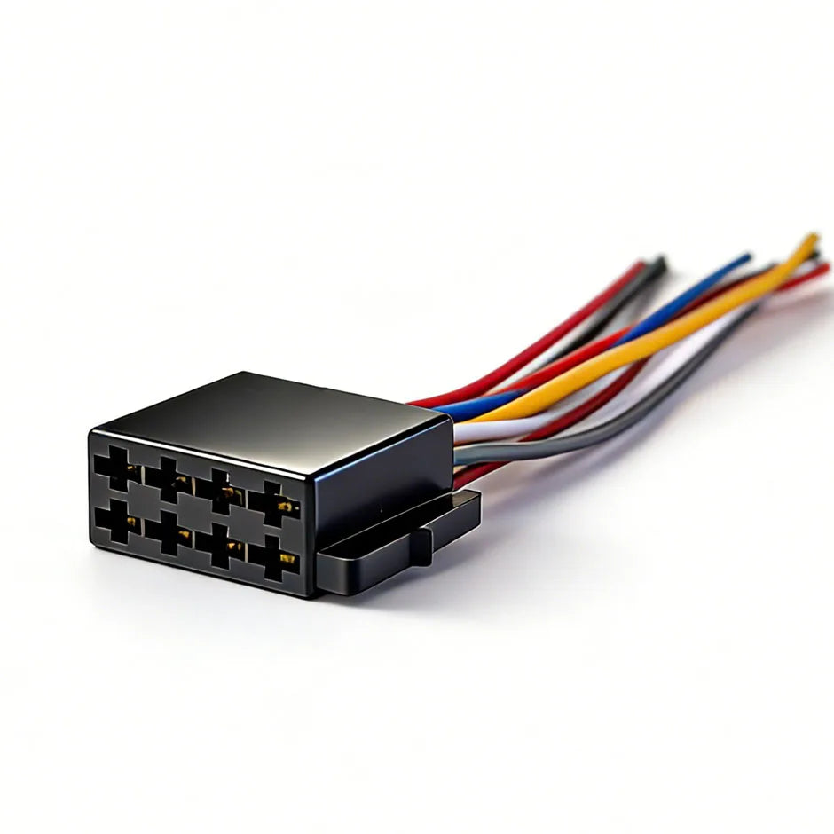 Female ISO Car Stereo Wiring Harness Pair