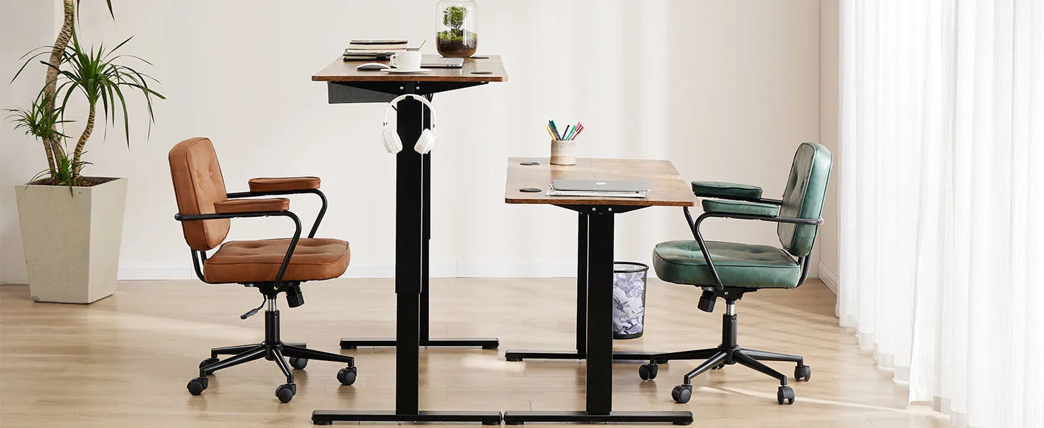 Electric Height Adjustable Standing Desk with Memory Settings