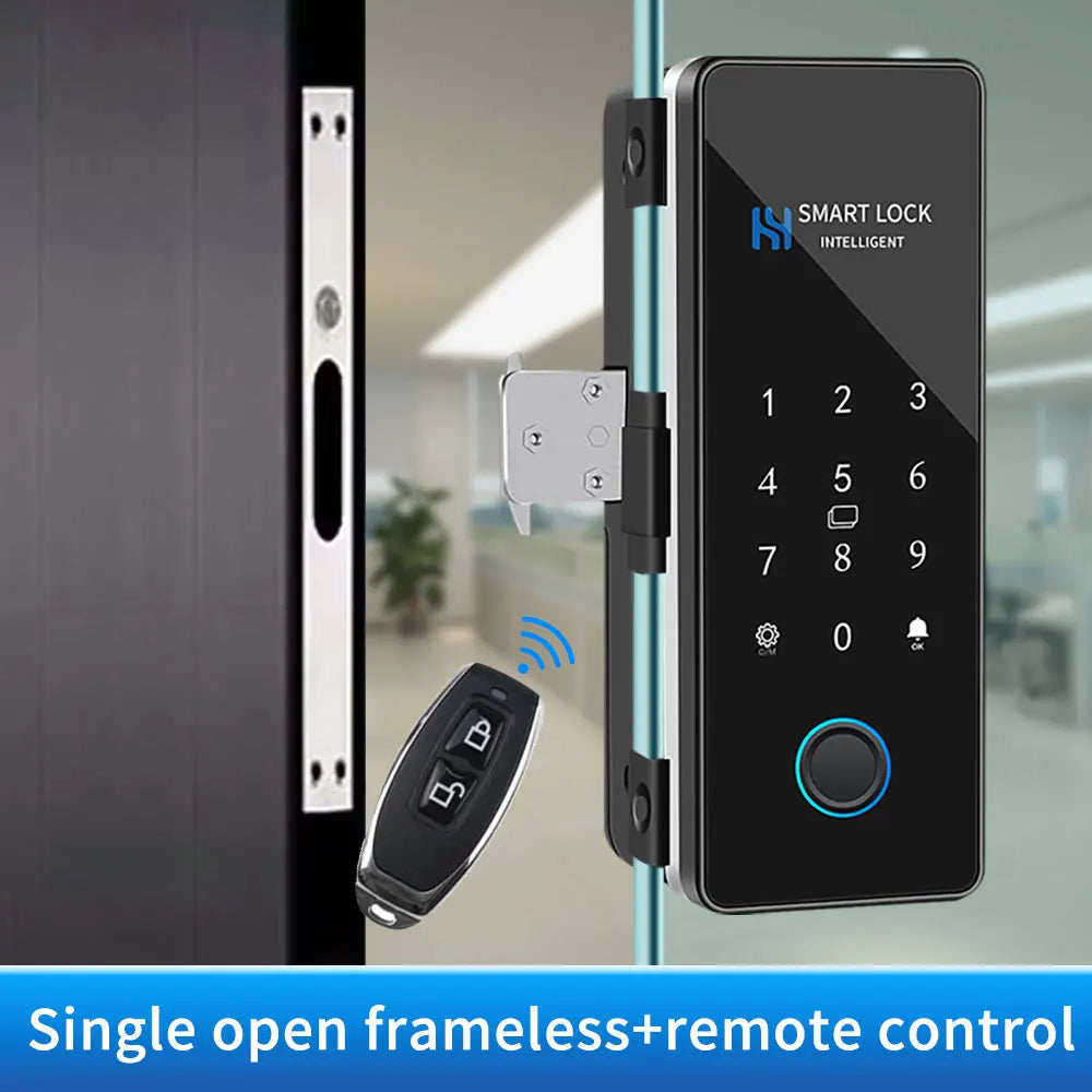 Bluetooth-tasted Lock til glas- eller rammede døre