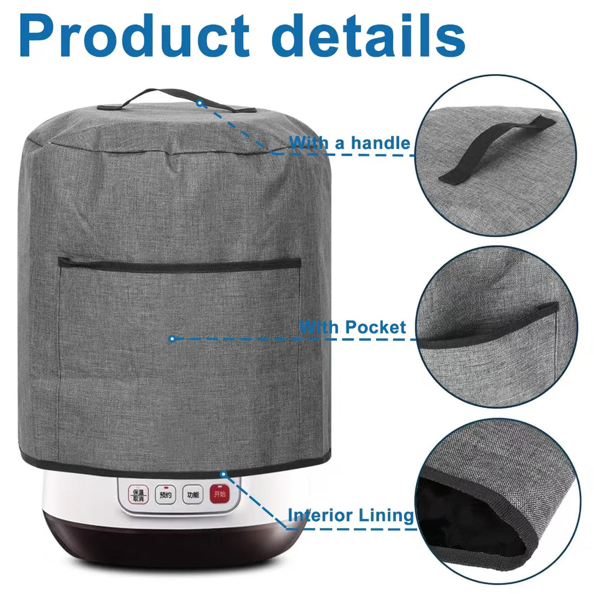 Storage Cover for Compatible Countertop Cookers
