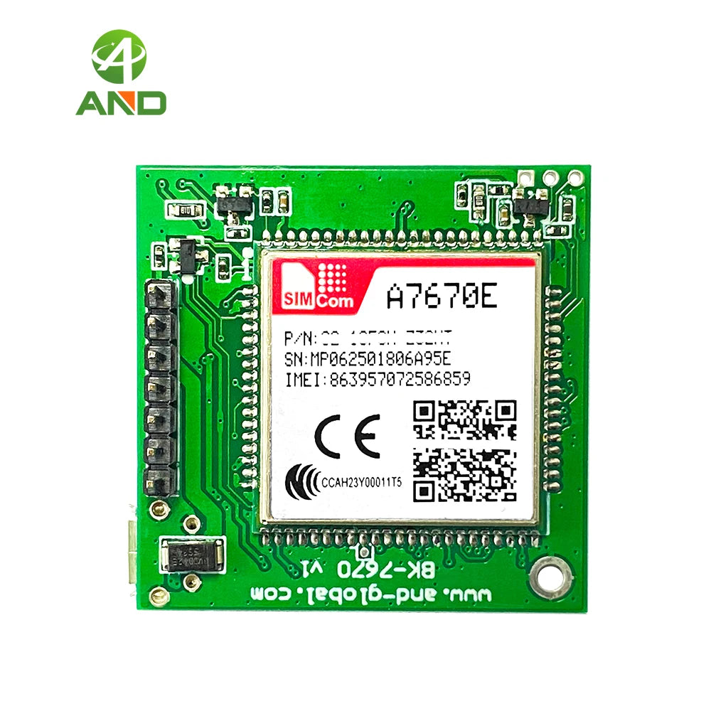 Moduł A7670E LTE Cat 1 Multi-Band 4G GSM GPRS