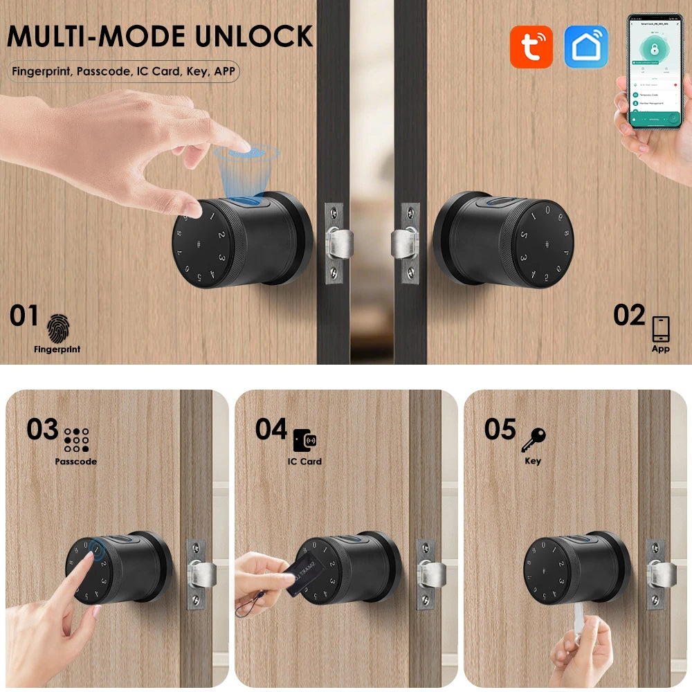 Smart Door Lock 5-in-1 Keyless Entry Deadbolt