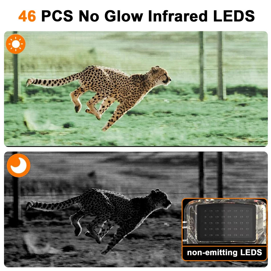 16MP 1080P Trail Camera with 940nm Night Vision and 32G Storage