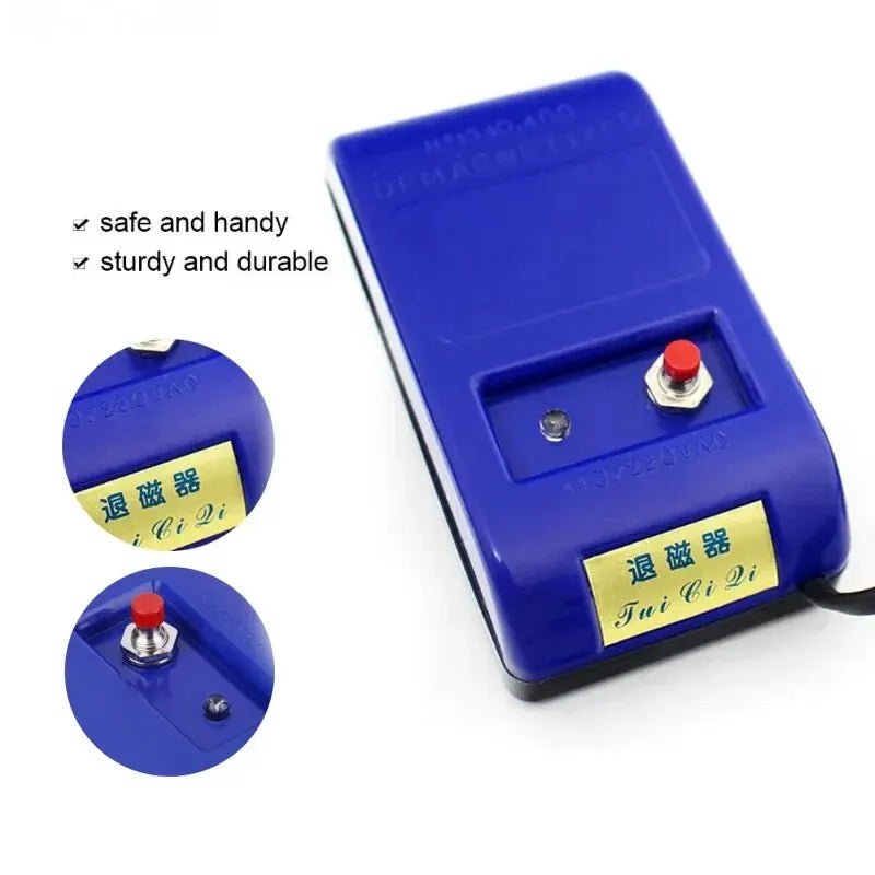 Electric Watch Demagnetizer with EU or US Plug Options