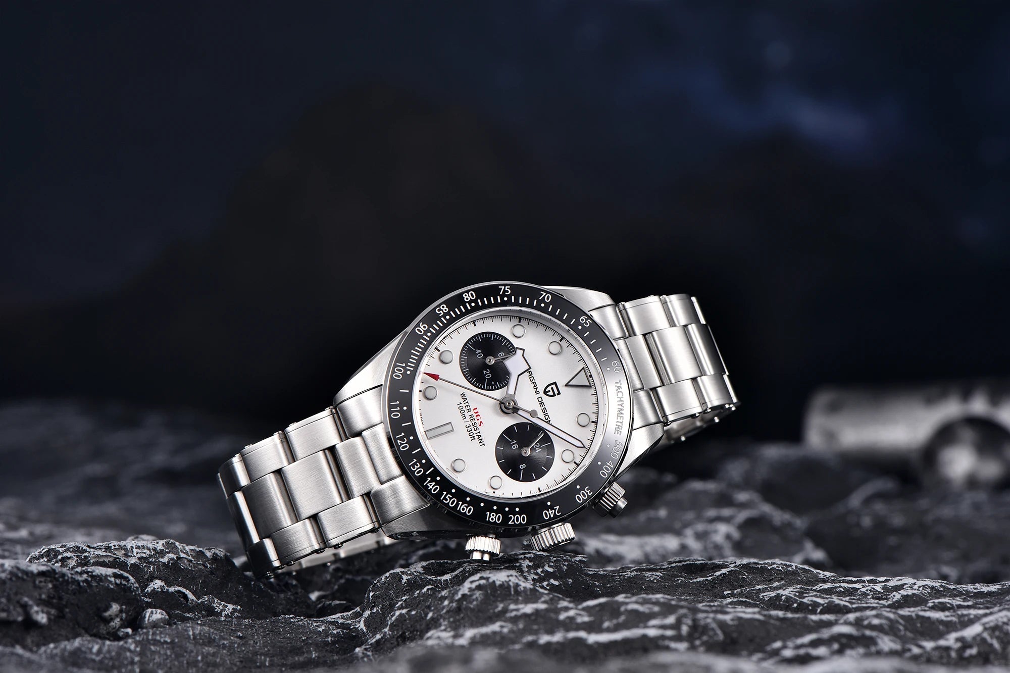 Pagani Design BB Panda Chronograph Men's Watch 100M Waterproof
