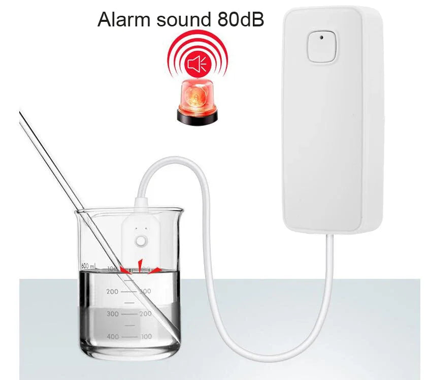 WiFi Water Leak Alarm with Tuya App Alerts