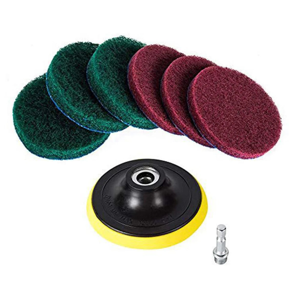 Drill-Powered Cleaning Brush Set