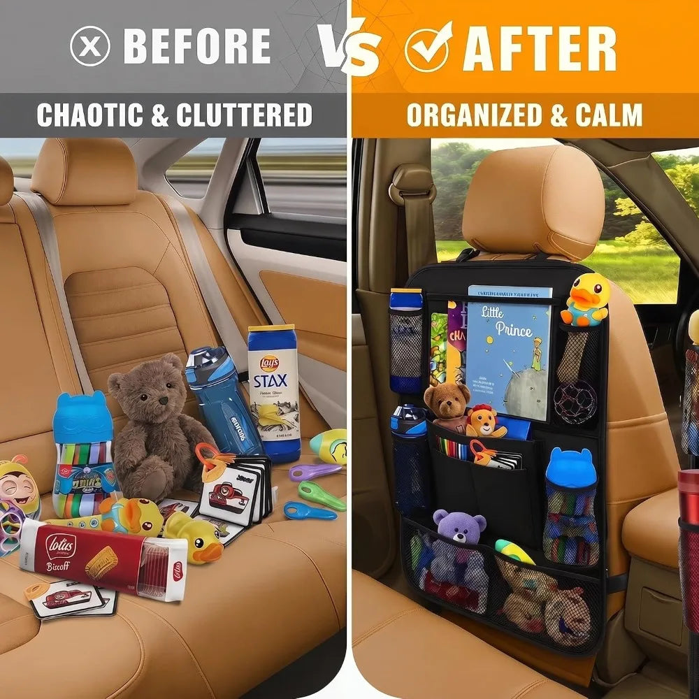 Car Seat-Back Organiser - One or Two Packs