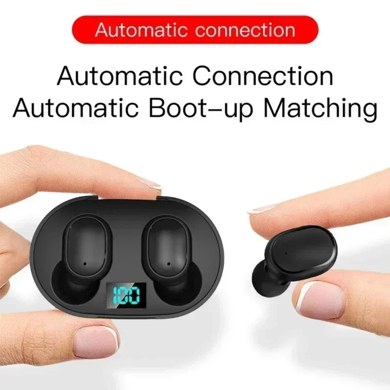 E6S Pink True Wireless Bluetooth Earbuds with Charging Case