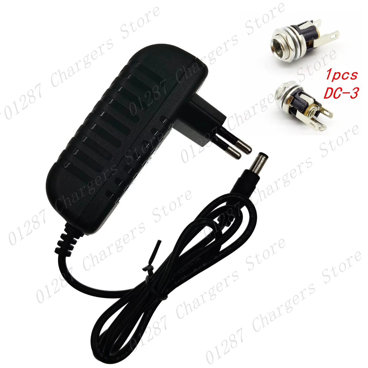 16.8V 2A Li-Ion Charger, Plug and Connector Options