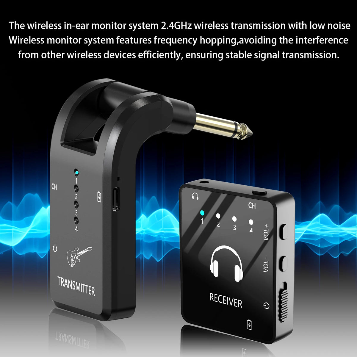MB-9 trådlöst in-ear övervakningssystem