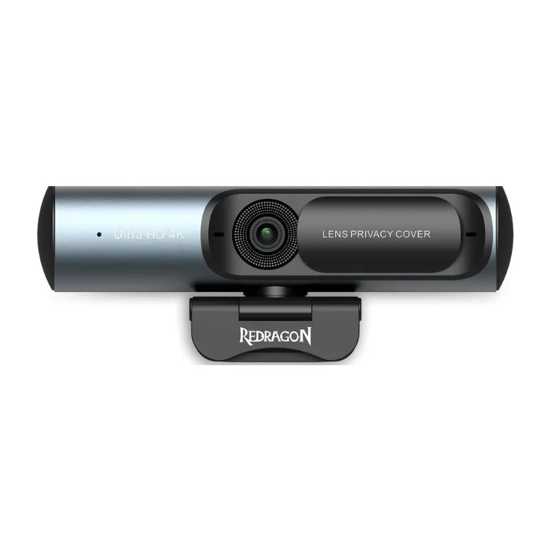 Redragon GW911 4K Webcam with Dual Noise-Cancelling Mics