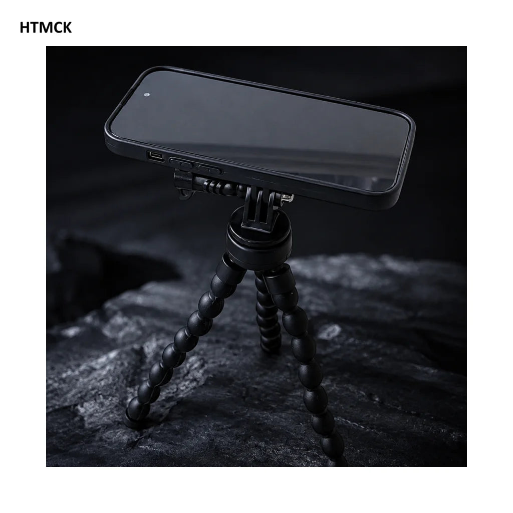 Universal Magnetic Octopus Mini Tripod, Phone Holder, Bendable Monopod for Photography and Video Shooting